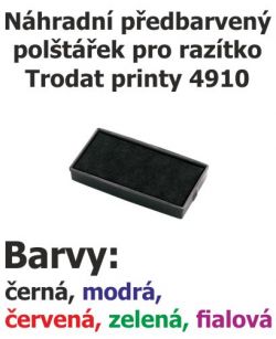 Polštářek do razítka Trodat printy 4910