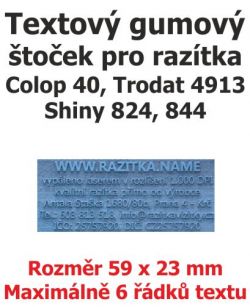 Štoček do razítka Colop printer 40, Trodat 4913