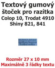 Štoček do razítka Colop printer 10, Trodat 4910