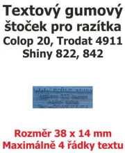 Štoček do razítka Colop printer 20, Trodat 4911