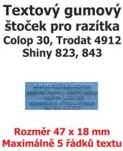 Štoček do razítka Colop printer 30, Trodat 4912