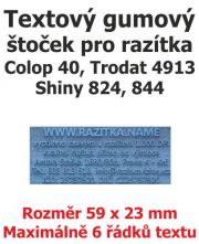 Štoček do razítka Colop printer 40, Trodat 4913