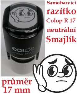 Razítko neutální smajlík