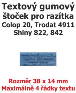 Štoček do razítka Colop printer 20, Trodat 4911