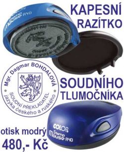 Kapesní razítko soudního tlumočníka Colop R 40